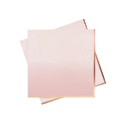 Card Factory Metallic Ombre Paper Napkins - Pack of 16 (3 Colour Options)