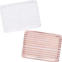 Metallic Paper Trays - Pack of 4 (3 Colour Options) Tableware|Birthday Party