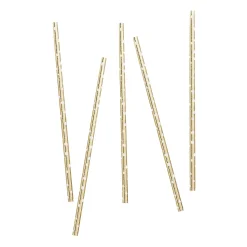 Best Metallic Spotted Paper Straws - Pack of 20 (3 Colour Options) Tableware|Birthday Party