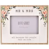 Card Factory Mr & Mrs Floral Photo Frame