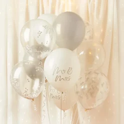 Card Factory Mr & Mrs 12-Inch Latex Balloons - Pack of 12