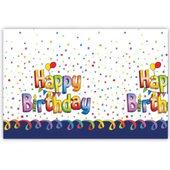 Card Factory Multicolour Happy Birthday Party Tableware Bundle - 16 Guests