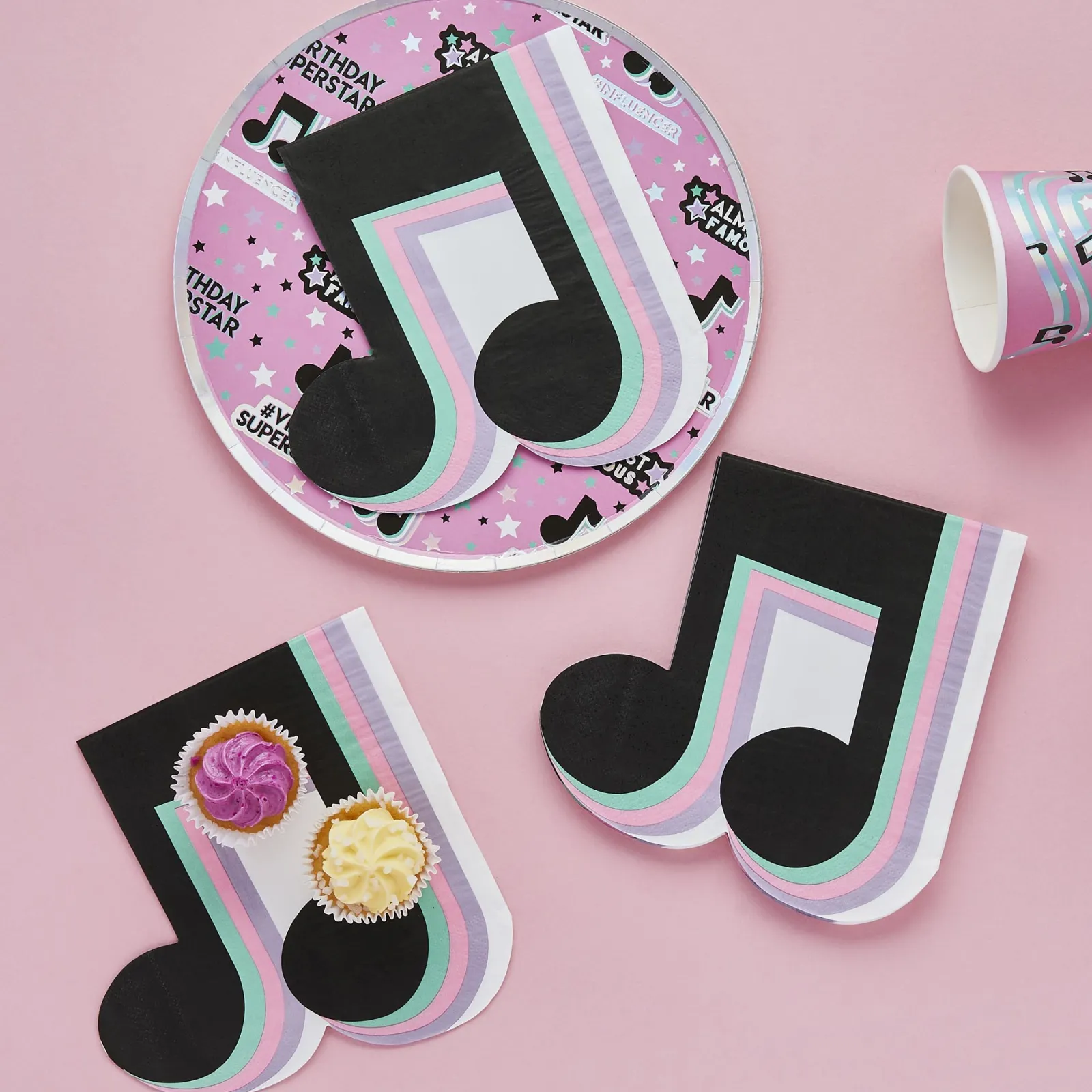 Sale Musical Note Paper Napkins - Pack of 16 Tableware|Birthday Party