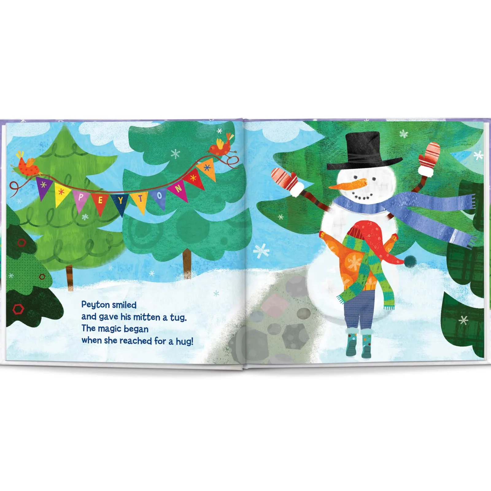 Kids Card Factory My Magical Snowman Hardcover Personalised Book