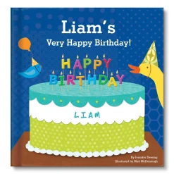 Kids Card Factory My Very Happy Birthday! Personalised Blue Storybook