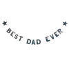 Best Navy Best Dad Ever Card Banner 2.5m Banners & Bunting