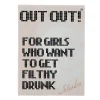 Outlet Official Out Out Drinking Cards Hen Party