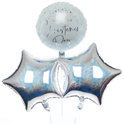 New On Your Christening Day Balloon Bouquet - DELIVERED INFLATED! Kids Christening Party|Balloons For Kids