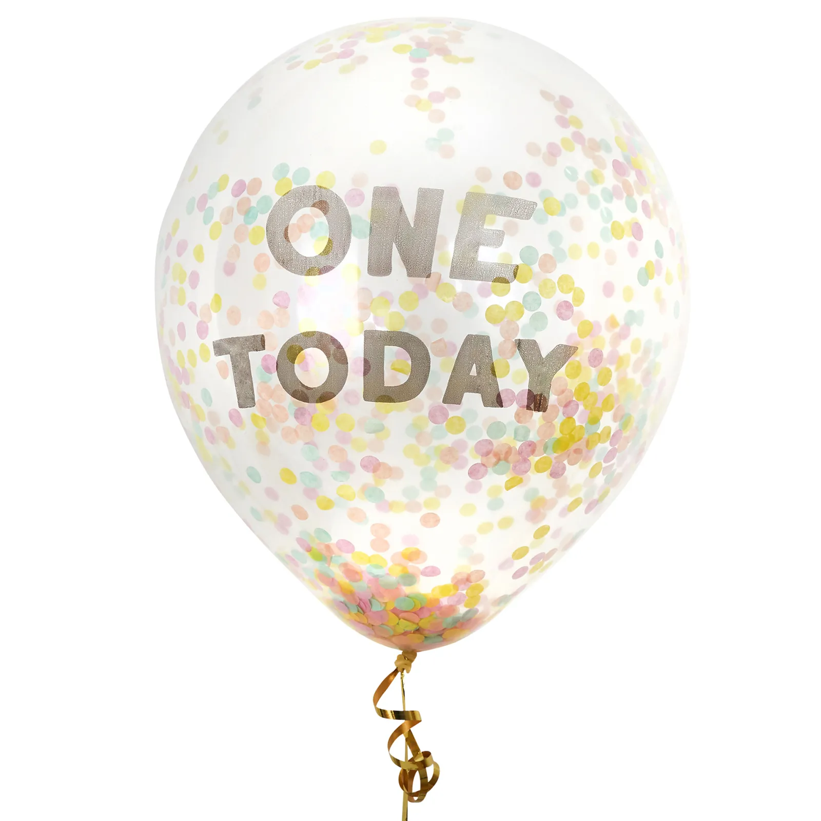Kids Card Factory One Today 1st Birthday latex Confetti Balloons - Pack of 5