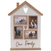 Hot Our Family House-Shaped Collage Photo Frame Photo Frames|Jewellery & Keepsakes
