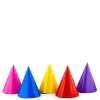 Clearance Pack Of 8 Party Hats - Assorted Colours Bags & Favours|Birthday Party