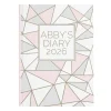 Card Factory Page A Day Personalised Diary - Pink Geometric
