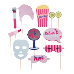 New Pamper Party Photo Props - Pack of 10 Bags & Favours|Birthday Party