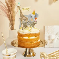 Card Factory Party Animal Cake Topper Set