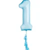 Online Pastel Blue 40-Inch Number 1 Balloon - Delivered Inflated! Kids 1St Birthday|Birthday Party