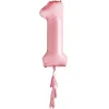 Pastel Pink 40-Inch Number 1 Balloon - Delivered Inflated! Kids 1St Birthday|Balloons For Kids