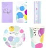 Pastel Pop Party Tableware Bundle - 20 Guests 30Th Birthday|16Th Birthday