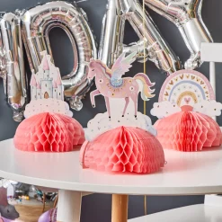 Card Factory Pastel Rainbow Birthday Party Decorations Kit