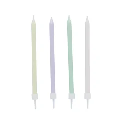 Sale Pastel Skinny Cake Candles - Pack of 12 Cake Candles|Birthday Party