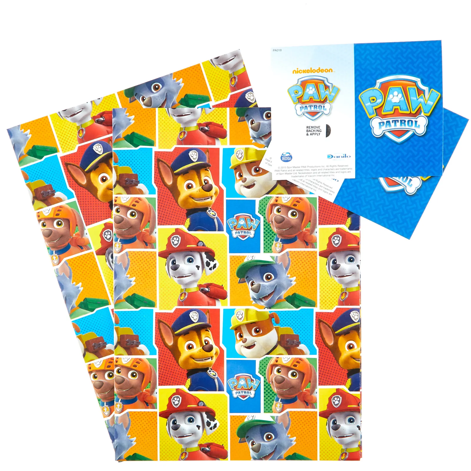 Clearance Paw Patrol Wrapping Paper & Gift Tags - Pack Of 2 Kids Gift Wrap For Babies|Gift Wrap For Kids