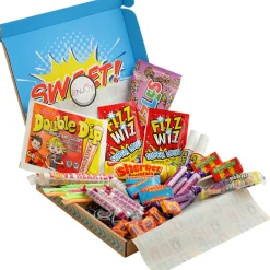 Best Penny Post Retro Sweets Hamper Kids Food & Drink Hampers|Chocolate & Sweets