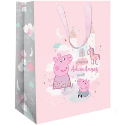 Best Peppa Pig Magical Adventures Medium Gift Bag Kids Gift Wrap For Babies|Gift Wrap For Kids