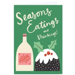 Best Peronalised Ashley Le Quere Christmas Card - Seasons Eatings Christmas