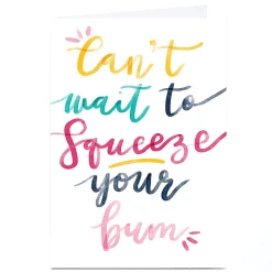 Card Factory Personalised Emma Valenghi Card - Can't Wait