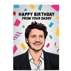 Card Factory Personalised All Things Banter Birthday Card - Daddy Pedro