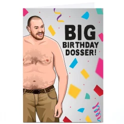 Card Factory Personalised All Things Banter Birthday Card - Big Birthday Dosser