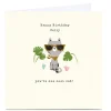 Kids Card Factory Personalised Andrew Thornton Birthday Card - Cool Cat