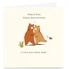 Personalised Andrew Thornton Anniversary Card - Beary Much Premium Square|Anniversary