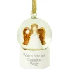 Kids Card Factory Personalised Angel Glitter Snow Globe Tree Decoration