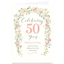 Outlet Personalised Anniversary Invitation - Celebrating Years Invitations|Anniversary Party