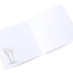 Card Factory Personalised Anniversary Card - Pop The Bubbly & Celebrate