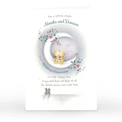 Outlet Personalised Anniversary Card - Moonlight Bears Anniversary
