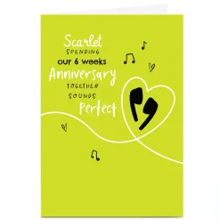 Card Factory Personalised Anniversary Card - Spending Our...