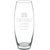 Hot Personalised Anniversary Glass Vase - Years Together Jewellery & Keepsakes|Anniversary Gifts