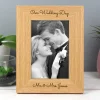 Card Factory Personalised Any Message Wooden Photo Frame