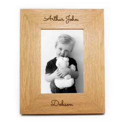 Card Factory Personalised Any Message Wooden Photo Frame