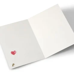 Card Factory Personalised Any Message Card - Bicycle & Love Heart Balloons