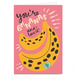 Best Personalised Ashley Le Quere Card - You're Bananas Anniversary