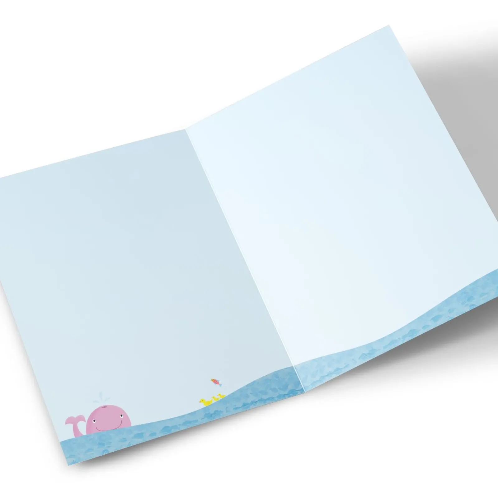 Kids Card Factory Personalised Baby Card - Animal Ark & Rainbow, Special Godson