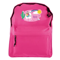 Kids Card Factory Personalised Backpack - Llama
