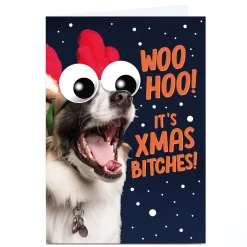Hot Personalised Bangheads Christmas Card - It's Xmas B*tches Funny|Christmas