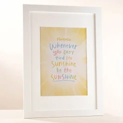 Discount Personalised Be The Sunshine Framed Print Kids Personalised Canvas & Wall Art|Photo Prints & Wall Art