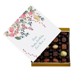 Sale Personalised Belgian Chocolates - Watercolour Floral Chocolate & Sweets|Birthday Gifts