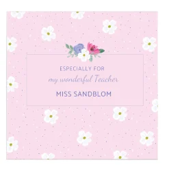 Best Personalised Belgian Chocolates - Floral, Wonderful Teacher Chocolate & Sweets|Gifts For Her