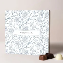 Online Personalised Belgian Chocolates - Blue Daffodils Chocolate & Sweets|Retirement Gifts