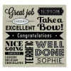 Card Factory Personalised Belgian Chocolates - Congratulations, Black & Gold